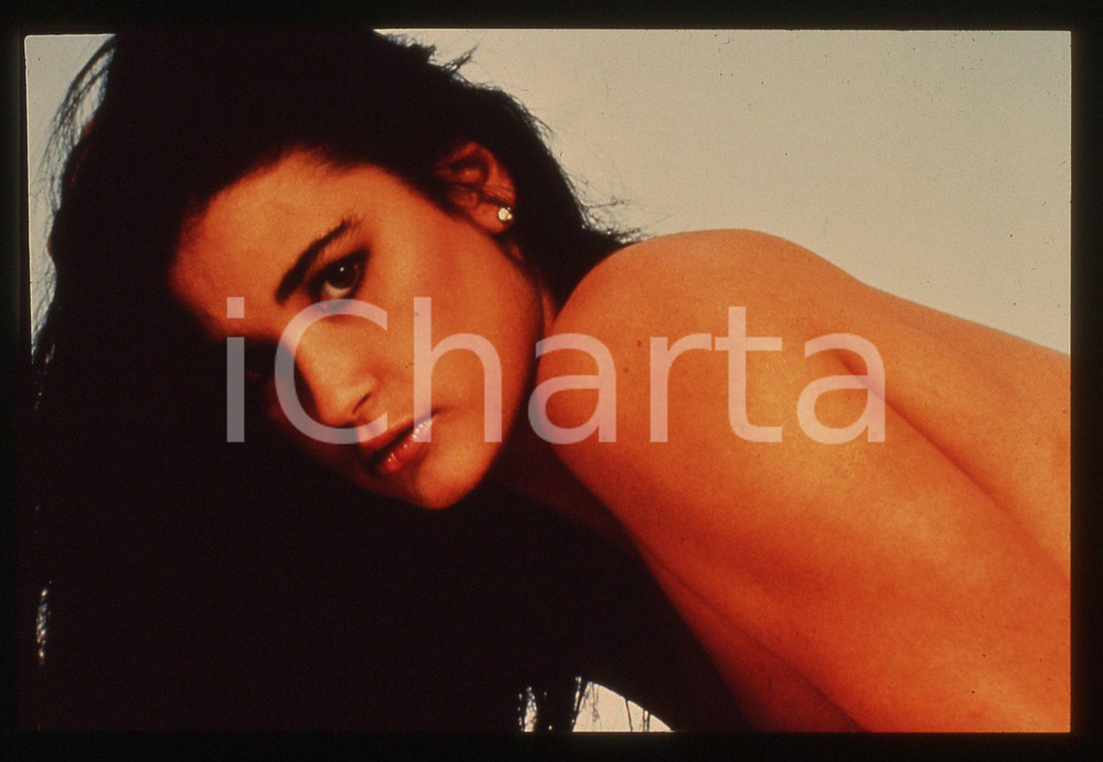 35mm vintage slide* 1995ca COSTUME Demi MOORE in topless Ritratto (2)