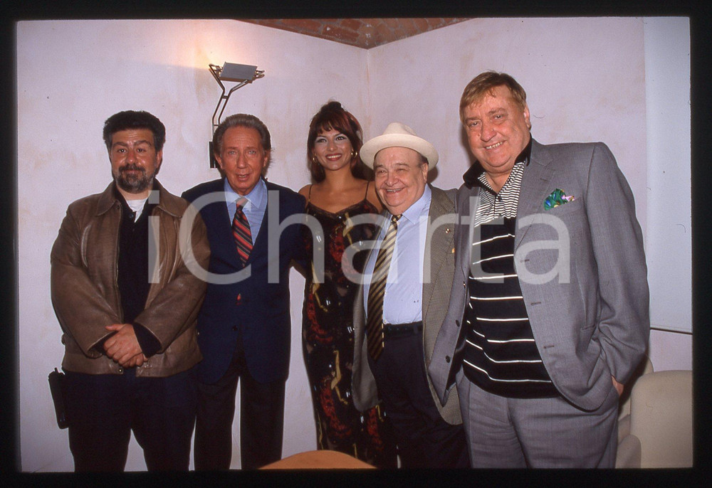 35mm vintage slide*1998 VIVA NAPOLI Mike BONGIORNO Aurelio FIERRO Mario MEROLA 4