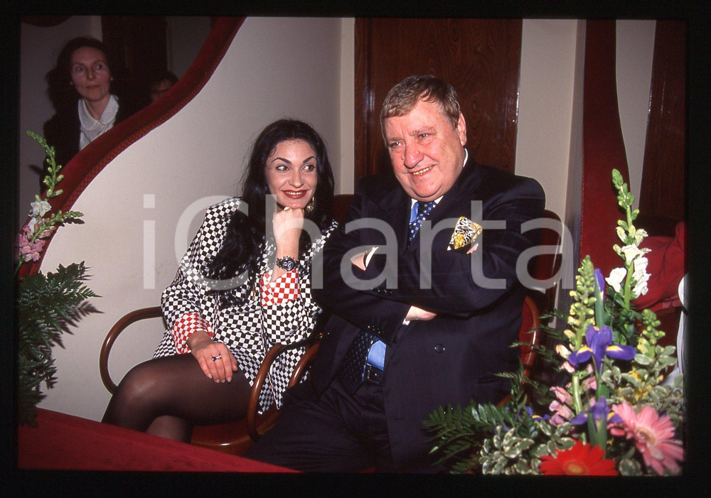 35mm vintage slide* 1995ca ITALIA COSTUME Mario e Loredana MEROLA Ritratto (1)