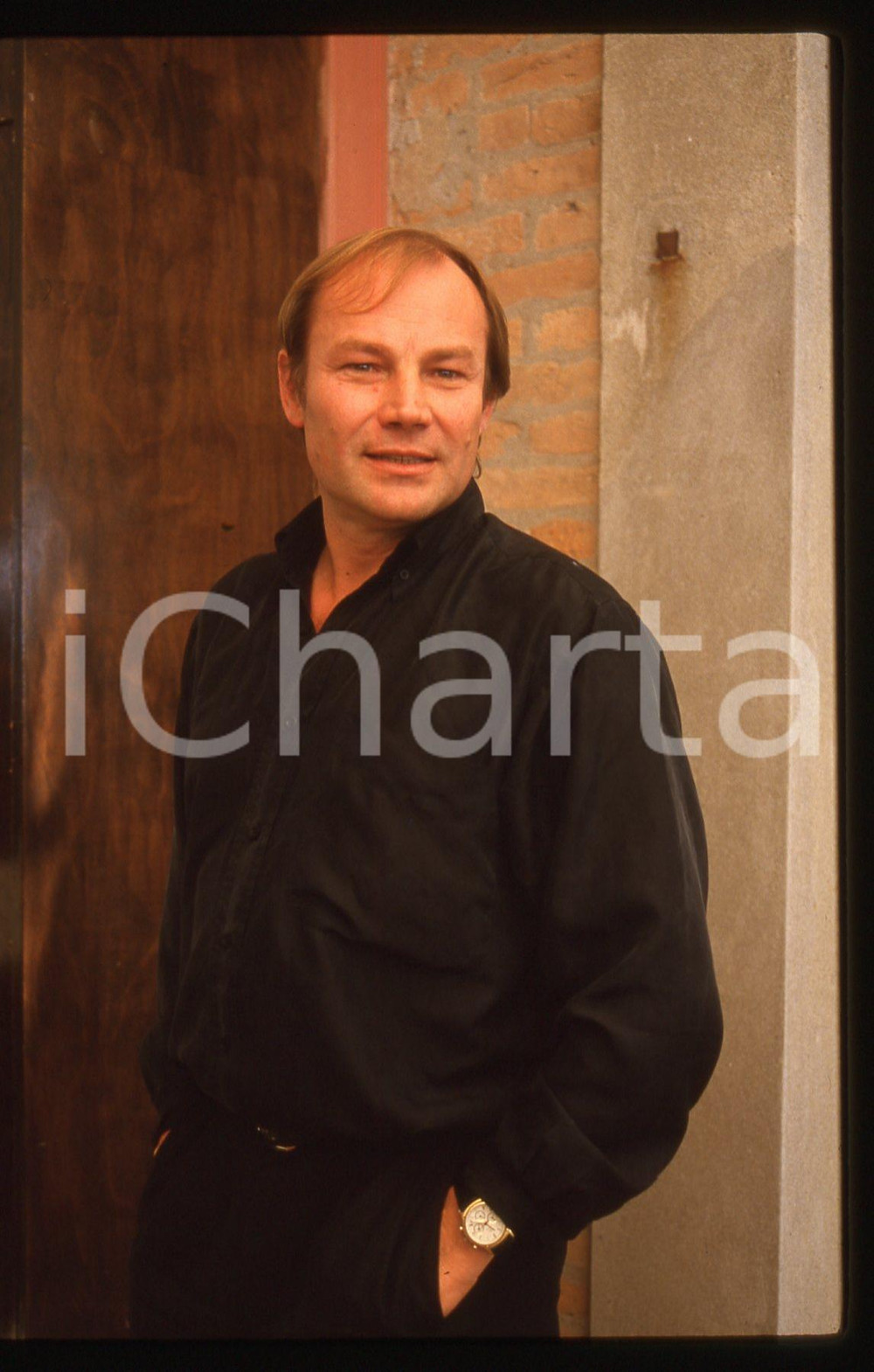 35mm vintage slide* 1989 VENEZIA Klaus Maria BRANDAUER Ritratto dell'attore (2)