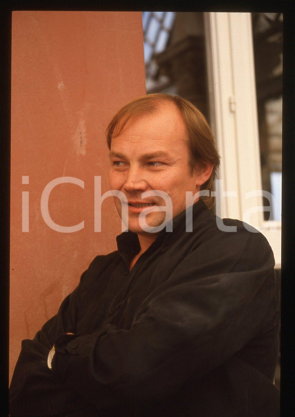 35mm vintage slide* 1989 VENEZIA Klaus Maria BRANDAUER Ritratto dell'attore (15)