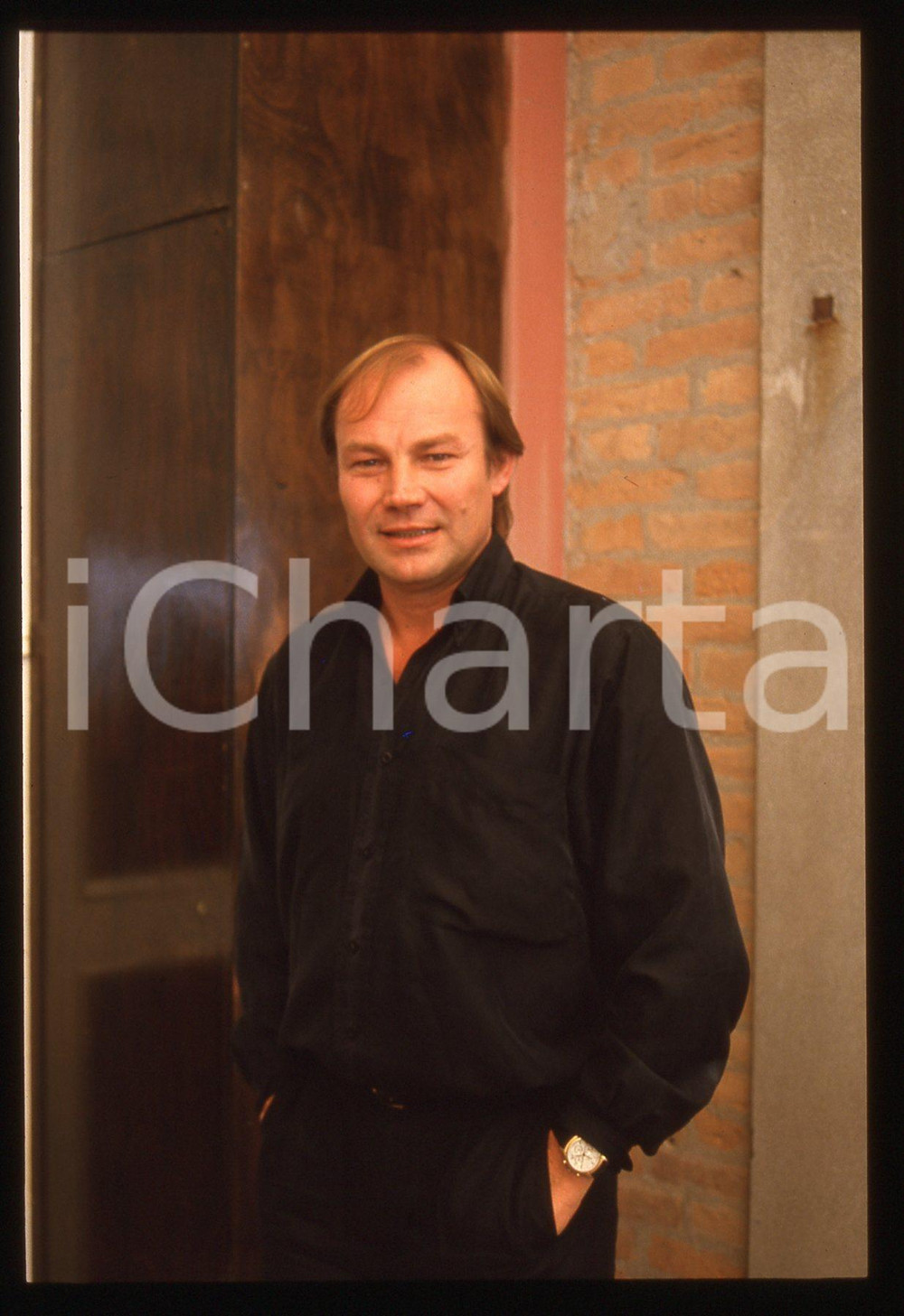 35mm vintage slide* 1989 VENEZIA Klaus Maria BRANDAUER Ritratto dell'attore (23)