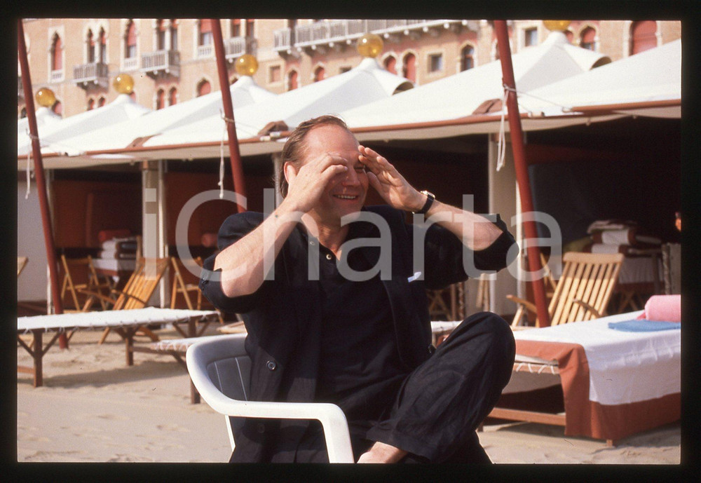 35mm vintage slide* 1989 VENEZIA Klaus Maria BRANDAUER Ritratto dell'attore (53)