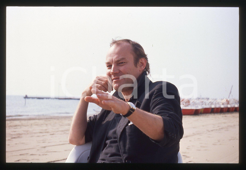 35mm vintage slide* 1989 VENEZIA Klaus Maria BRANDAUER Ritratto dell'attore (64)