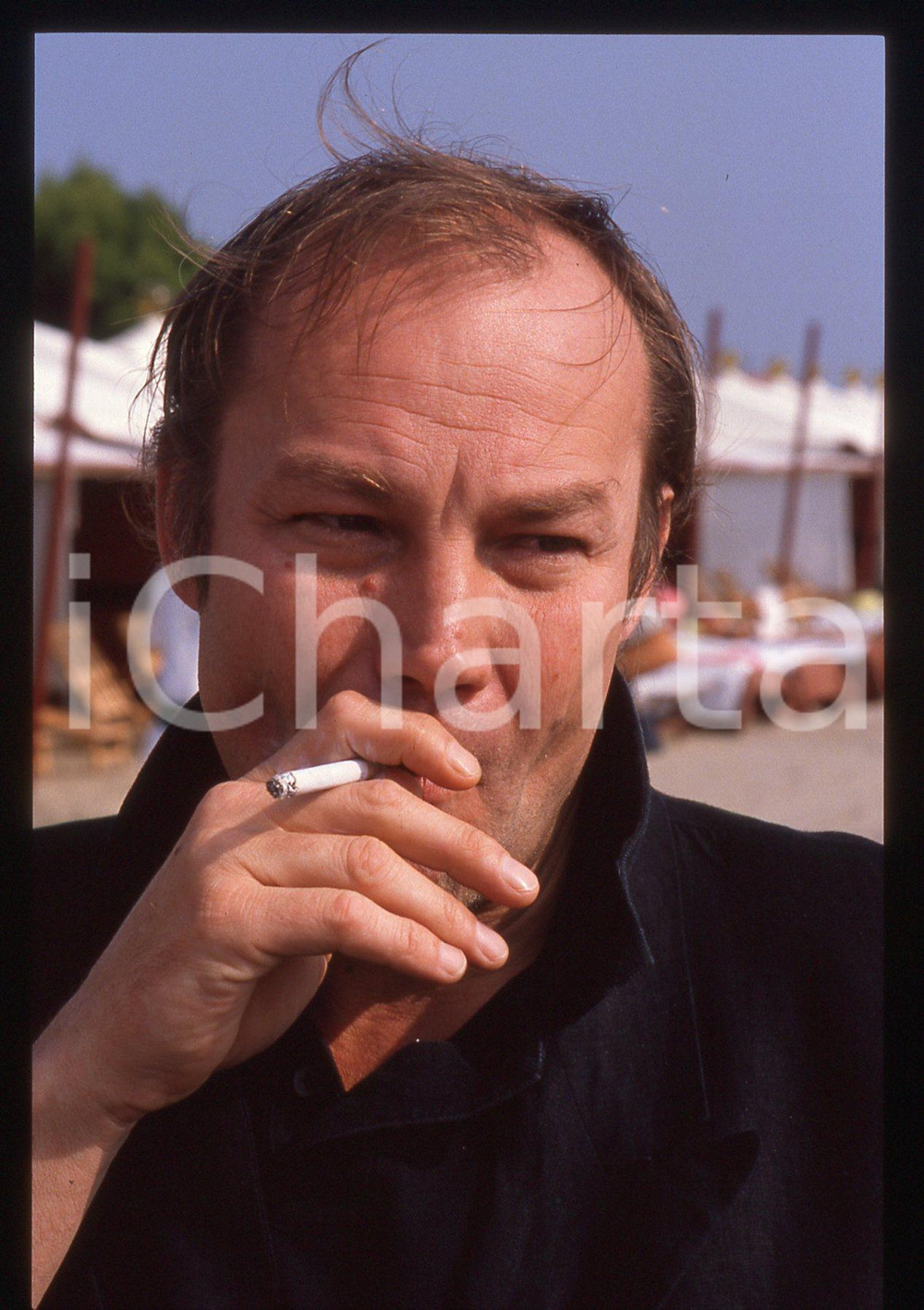 35mm vintage slide* 1989 VENEZIA Klaus Maria BRANDAUER Ritratto dell'attore (75)