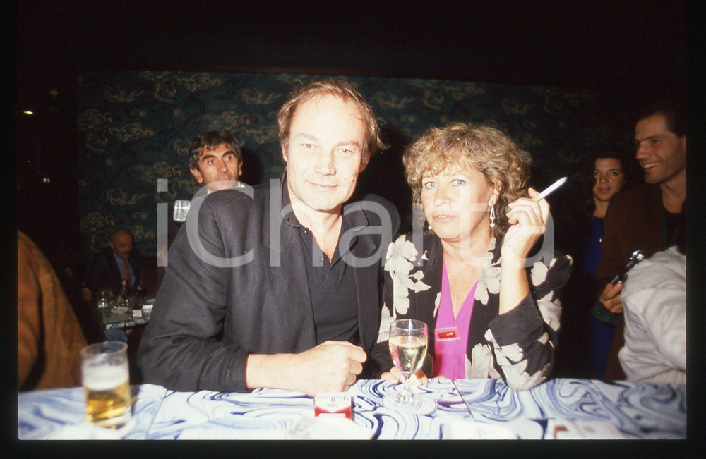 35mm vintage slide* 1990ca CINEMA Klaus Maria BRANDAUER Margarethe VON TROTTA 2