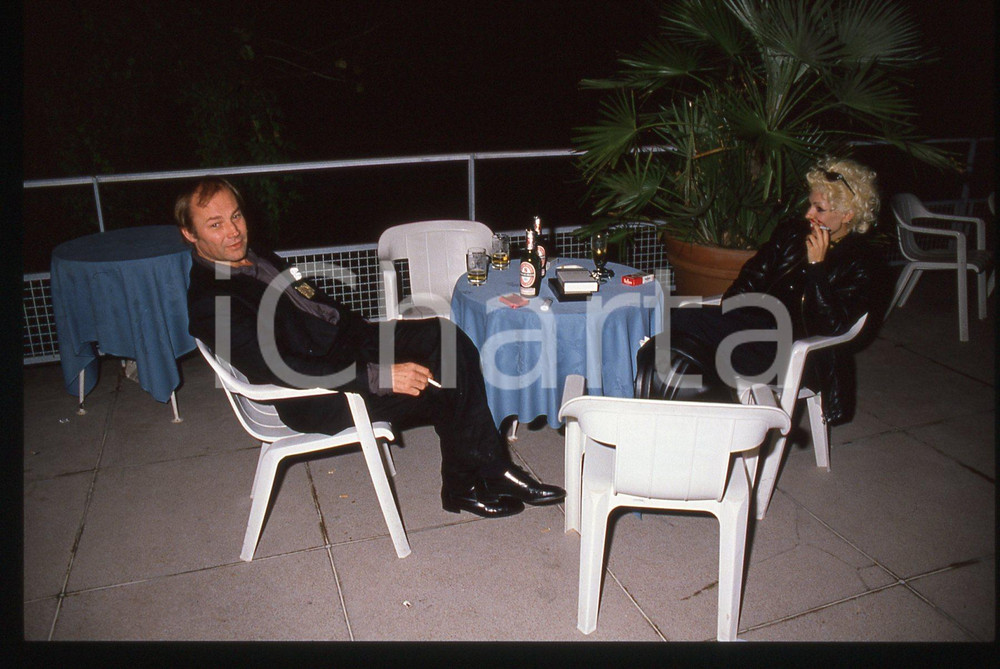 35mm vintage slide* 1990ca CINEMA Klaus Maria BRANDAUER Ritratto dell'attore 1