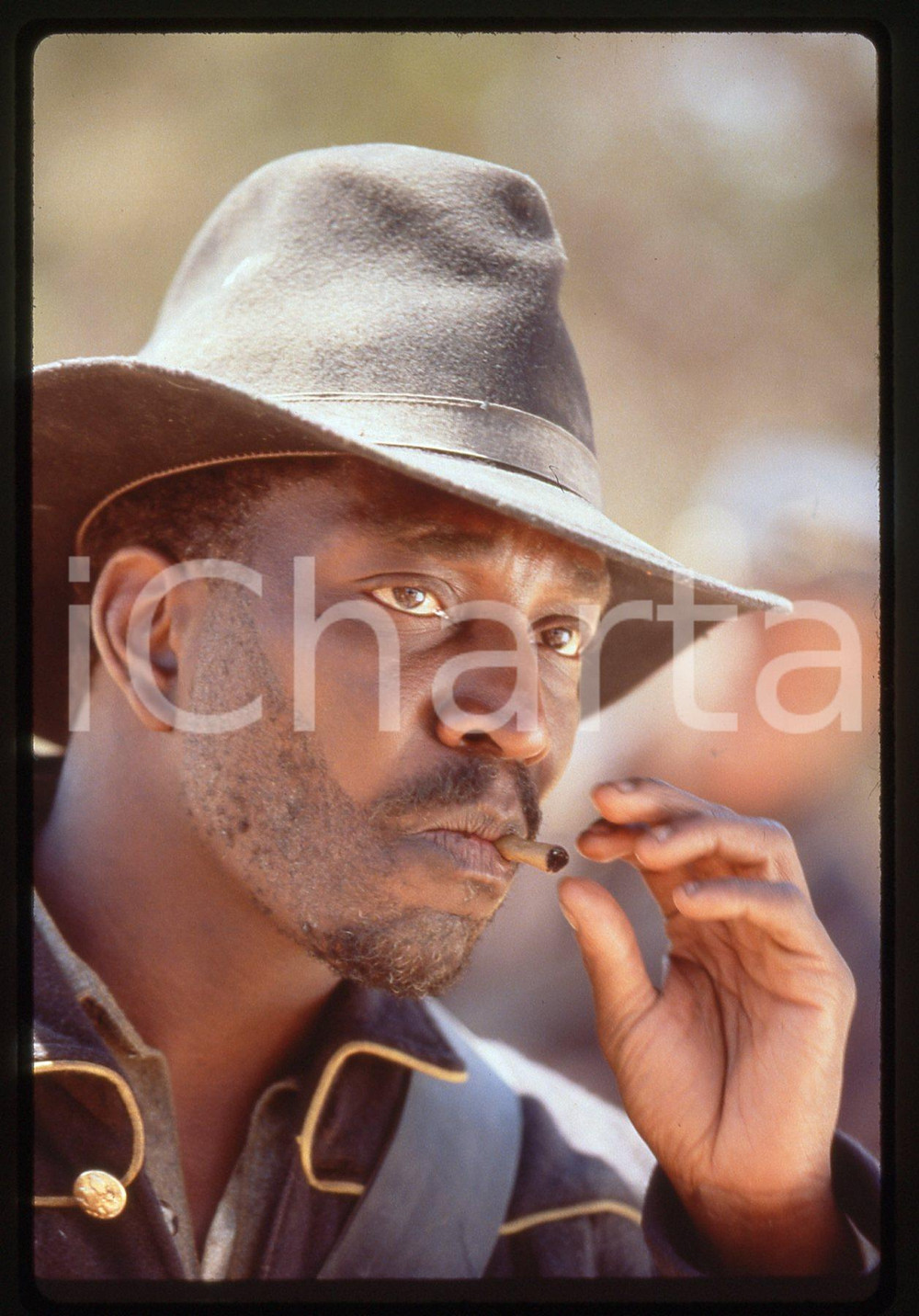 35mm vintage slide* 1997 BUFFALO SOLDIERS Clifton POWELL Scena del film (1)