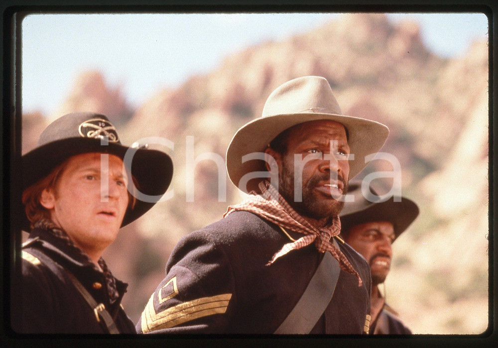 35mm vintage slide* 1997 BUFFALO SOLDIERS Danny GLOVER Matt ROSS Scena del film