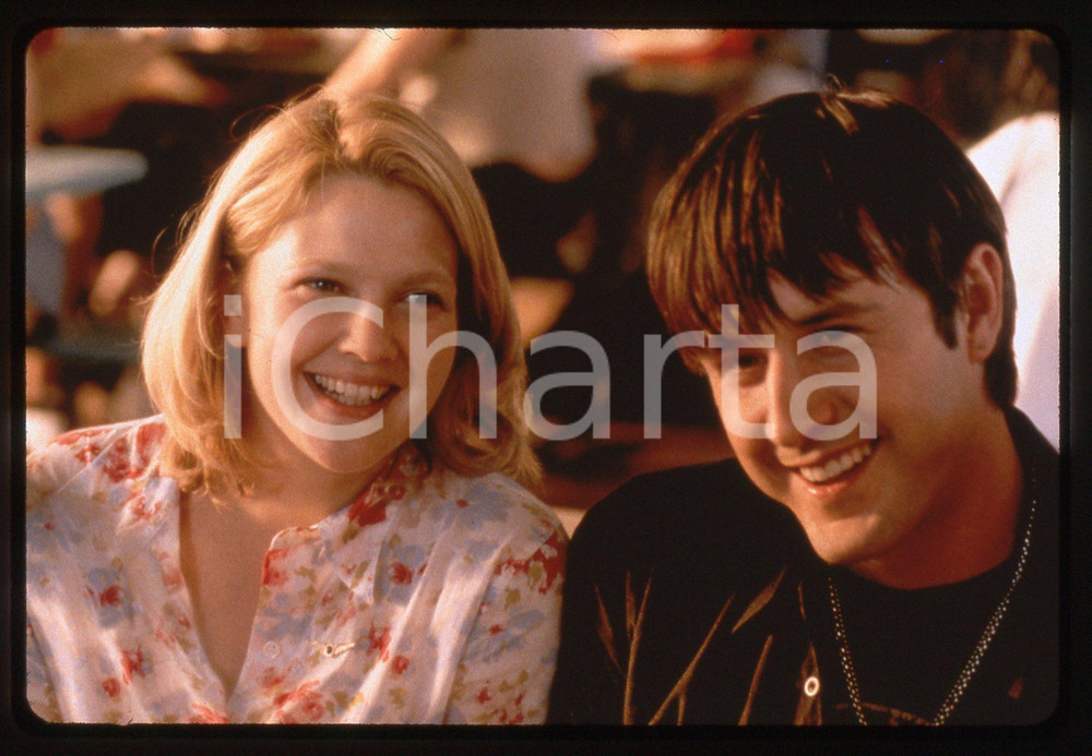 35mm vintage slide* 1999 NEVER BEEN KISSED Drew BARRYMORE David ARQUETTE Scena 1