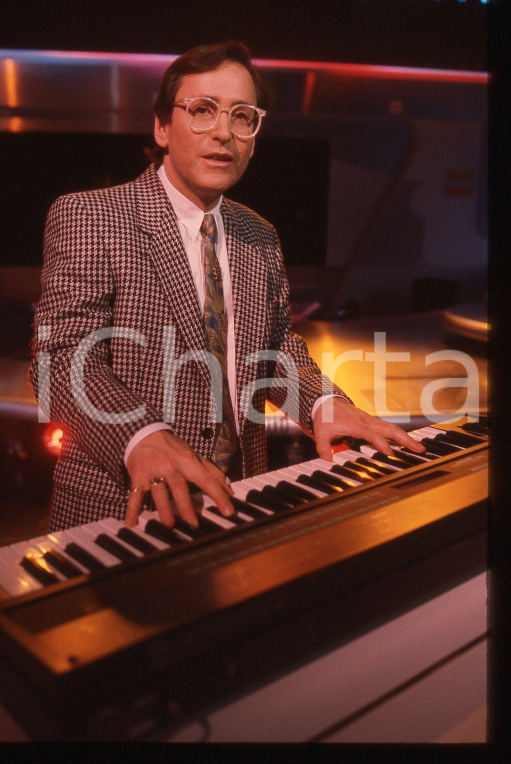 35mm vintage slide* 1985ca MUSICA Stephen SCHLAKS Ritratto del musicista (6)