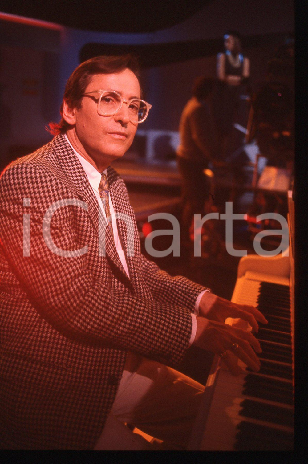 35mm vintage slide* 1985ca MUSICA Stephen SCHLAKS Ritratto del musicista (7)
