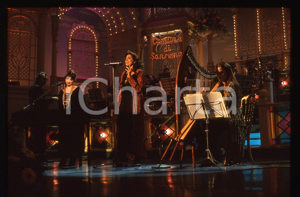 35mm vintage slide* 1993 SANREMO GIOVANI Valeria e Tina NICOLETTA - PAIDEJA (4)