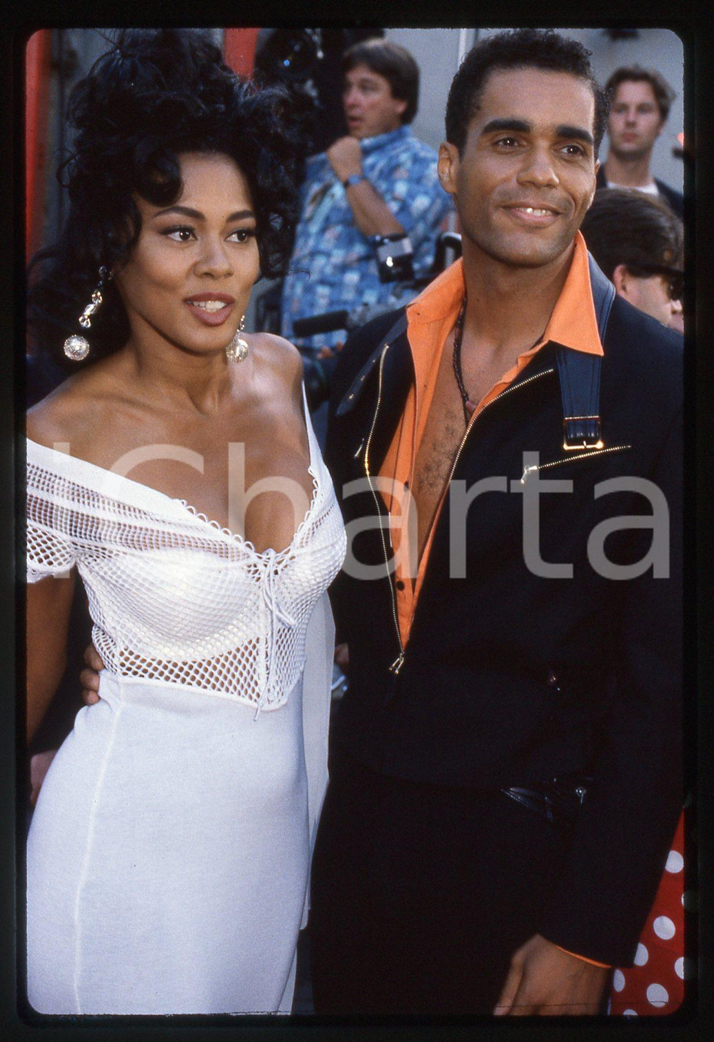 35mm vintage slide* 1990ca USA COSTUME Lela ROCHON Ritratto dell'attrice (3)