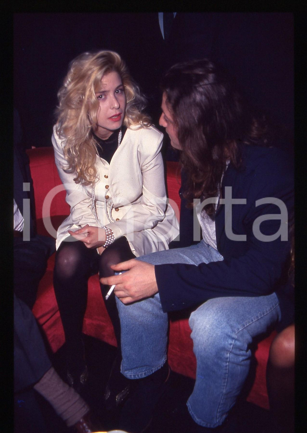 35mm vintage slide* 1995ca COSTUME Graziano SALVADORI in un night club