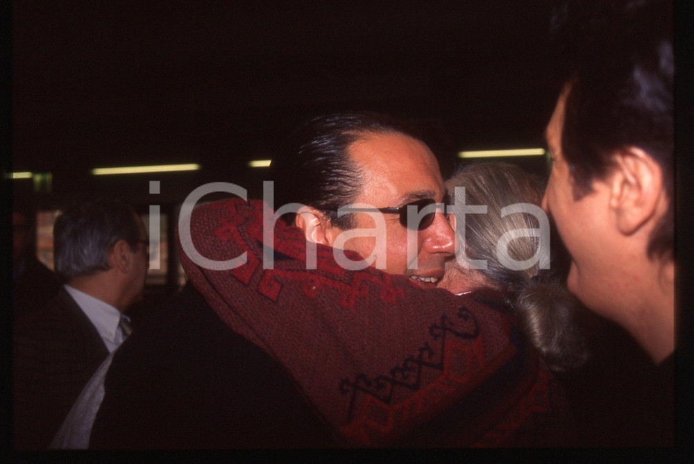 Fotografia d epoca originale 35mm vintage slide 1996 SANREMO Umberto BINDI e Federico SALVATORE 1 1