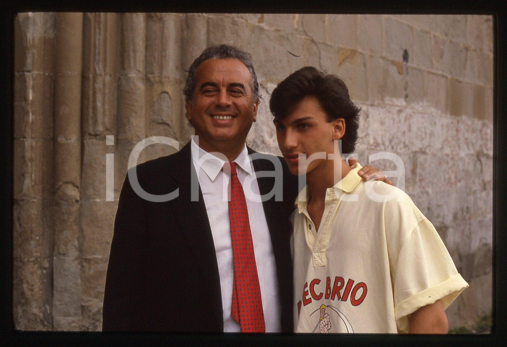 35mm vintage slide* 1987 ARENA DI VERONA Vittorio e Andrea SALVETTI Ritratto (3)