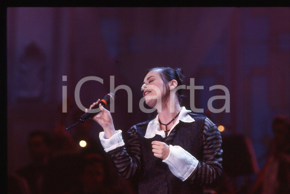 35mm vintage slide* 1993 FESTIVAL ITALIANO Lisa STANSFIELD Ritratto cantante 10