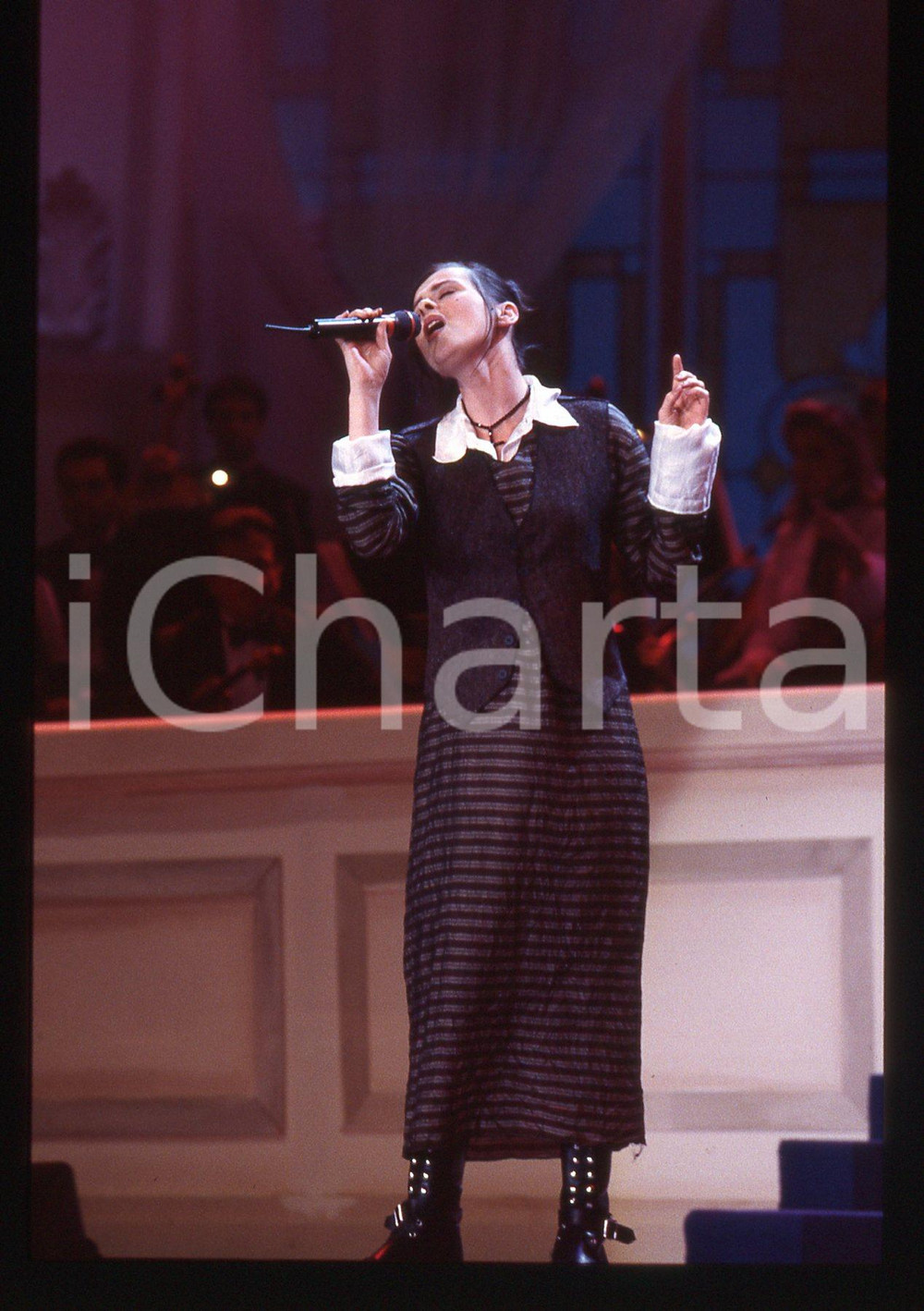 35mm vintage slide* 1993 FESTIVAL ITALIANO Lisa STANSFIELD Ritratto cantante 19