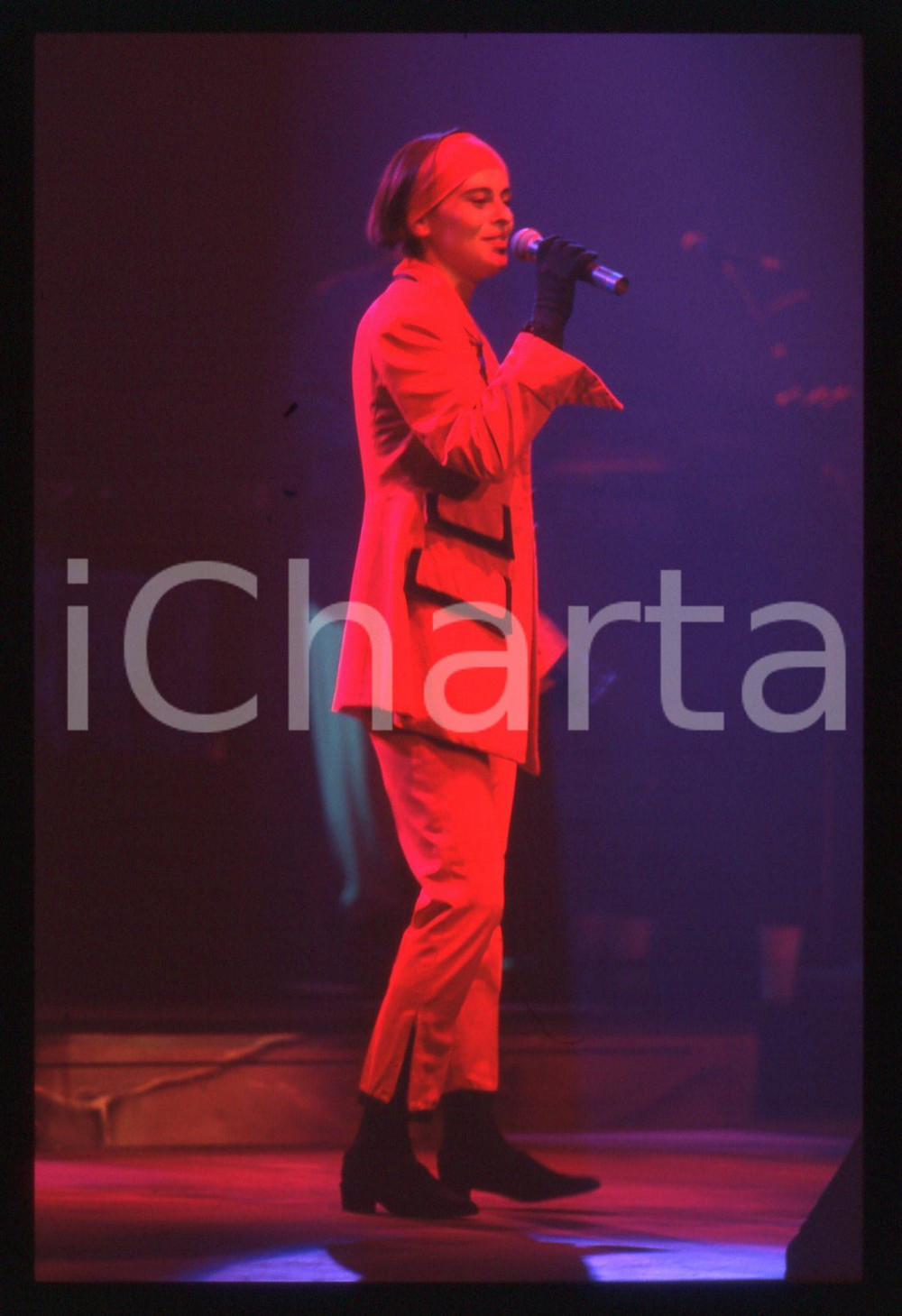 35mm vintage slide* 1990ca MUSICA Lisa STANSFIELD in concerto (56)