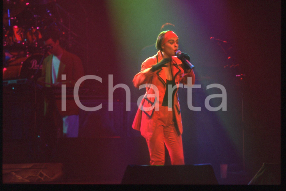 35mm vintage slide* 1990ca MUSICA Lisa STANSFIELD in concerto (65)
