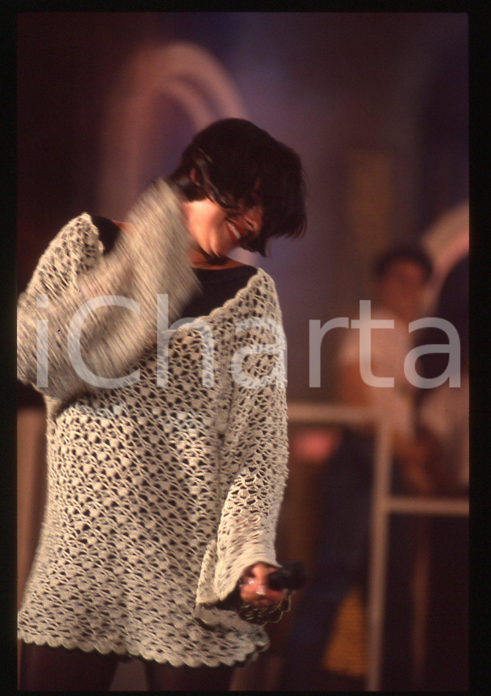 35mm vintage slide* 1997 FESTIVALBAR Lisa STANSFIELD Ritratto della cantante 4