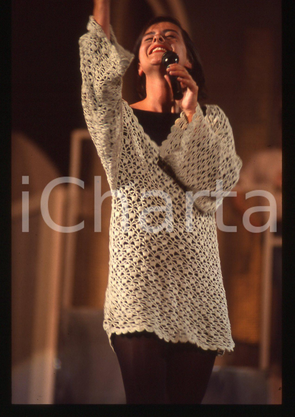 35mm vintage slide* 1997 FESTIVALBAR Lisa STANSFIELD Ritratto della cantante 6