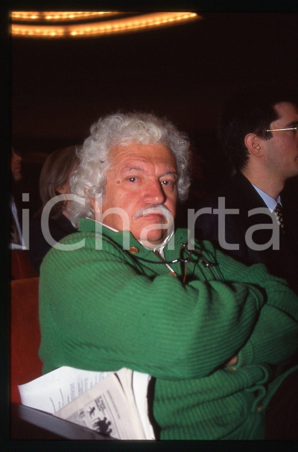 35mm vintage slide* 1990ca ITALIA MUSICA Bruno LAUZI Ritratto del cantante (6)
