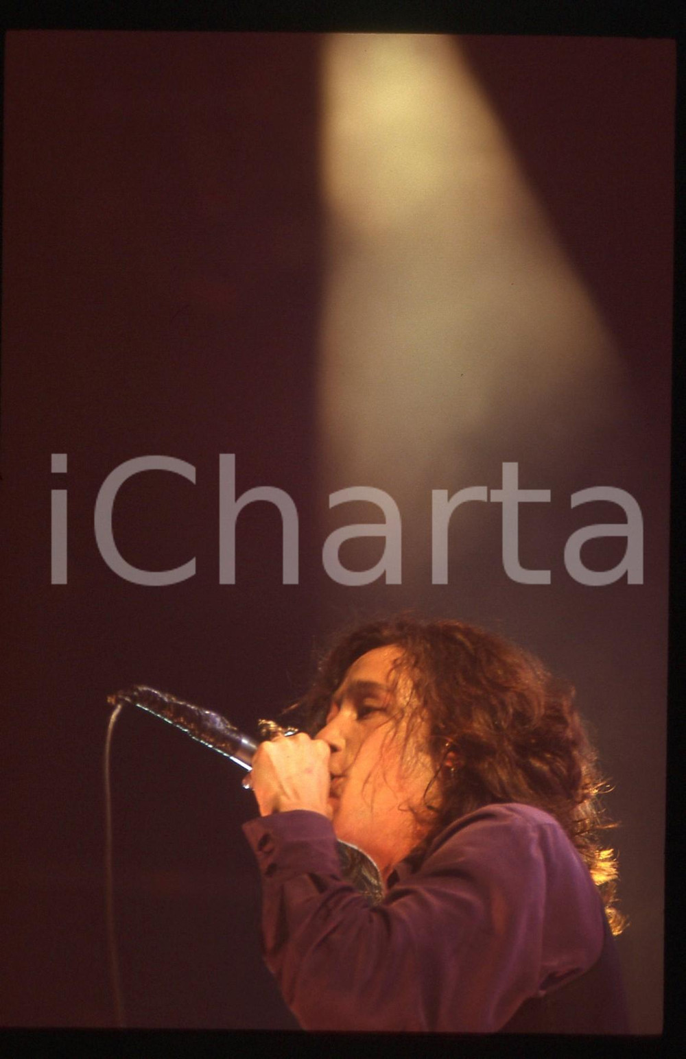 35mm vintage slide* 1990ca MUSICA Enrique BUNBURY degli HEROES DEL SILENCIO (31)