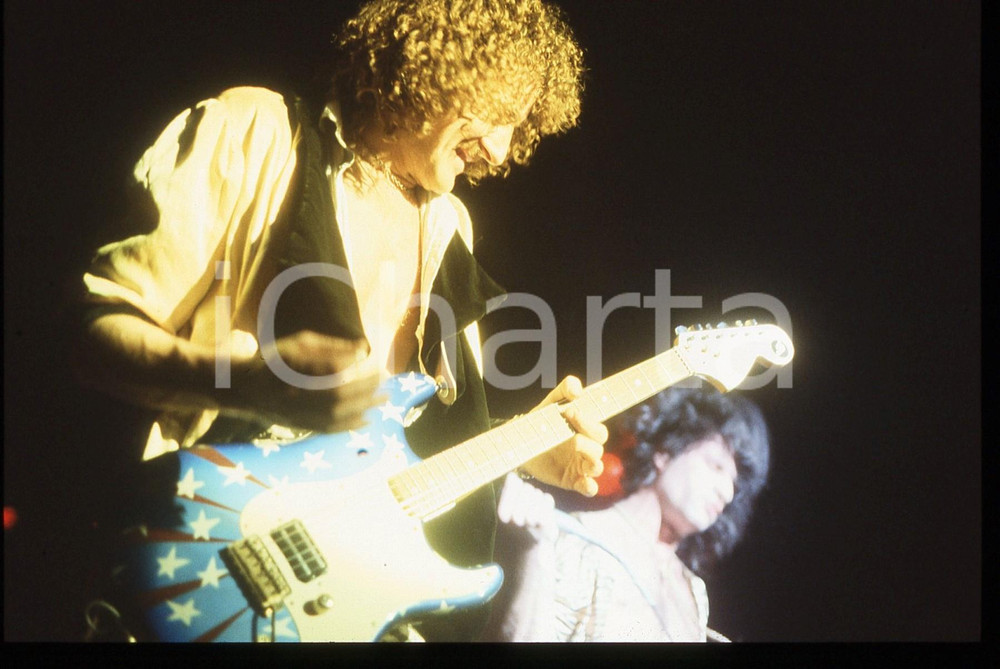 35mm vintage slide* 1982 MILANO Fernando VON ARB dei KROKUS al Rolling Stone 4