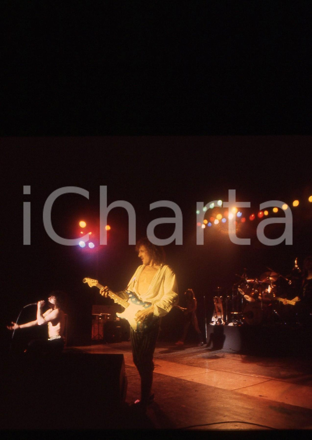 35mm vintage slide* 1982 MILANO Marc STORACE e Fernando VON ARB dei KROKUS (11)