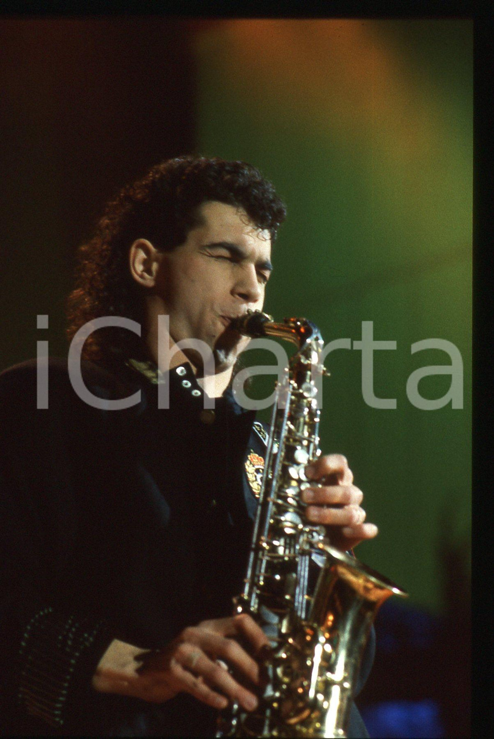 35mm vintage slide* 1986 SANREMO Francesco GUALERZI "HERTZ" al Teatro Ariston 27