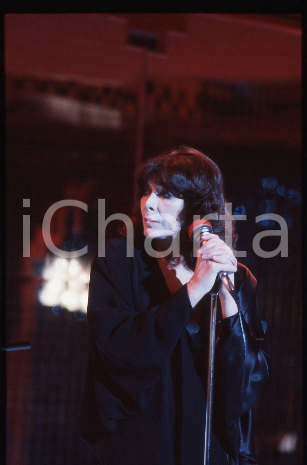 35mm vintage slide* 1985ca MUSICA Juliette GRÉCO Ritratto della cantante (36)