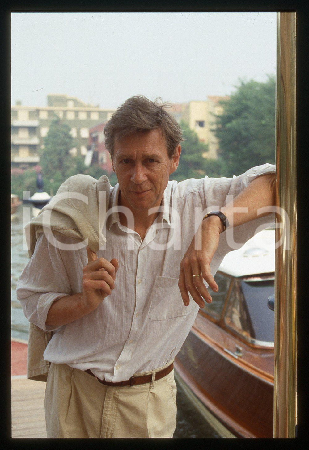 35mm vintage slide* 1987 VENEZIA Kjell GREDE Ritratto del regista (12)