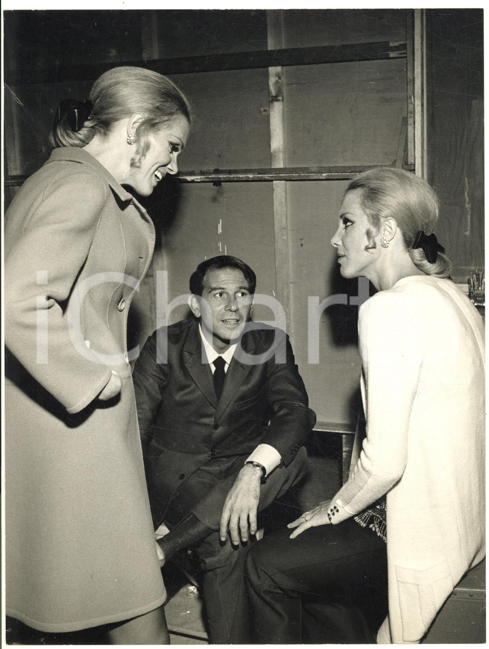 1969 CANTAGIRO Enrico Maria SALERNO con le gemelle KESSLER - Foto 18x24 cm