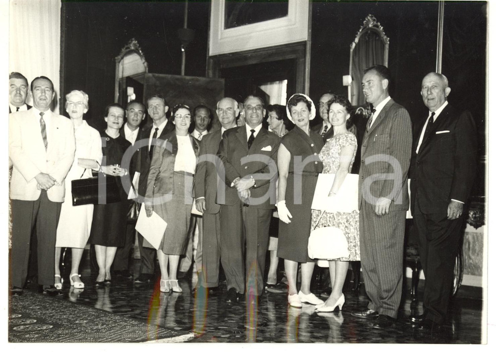 1959 VENEZIA Girolamo SPECIALE con delegazione di sindaci americani *Foto 18x13