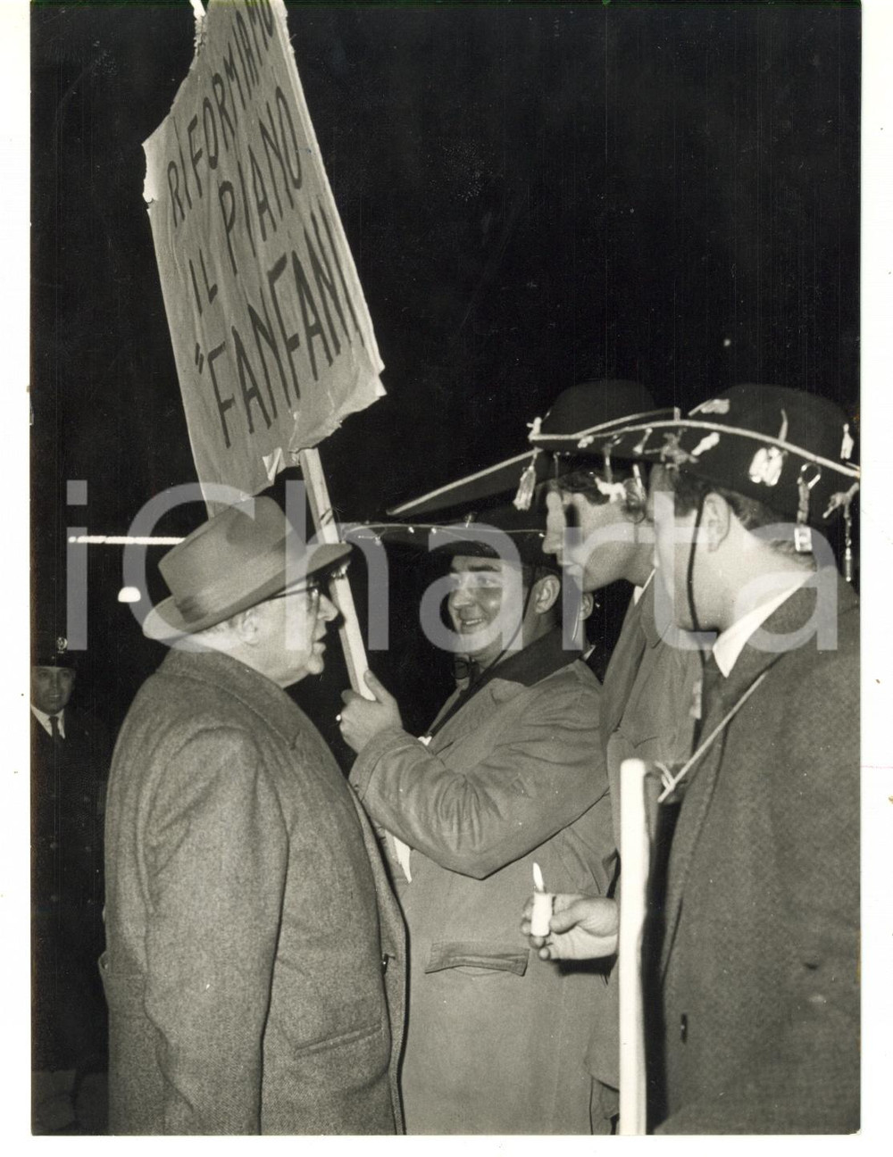 1960 ROMA Manifestazione studenti universitari di PALERMO - Palmiro TOGLIATTI