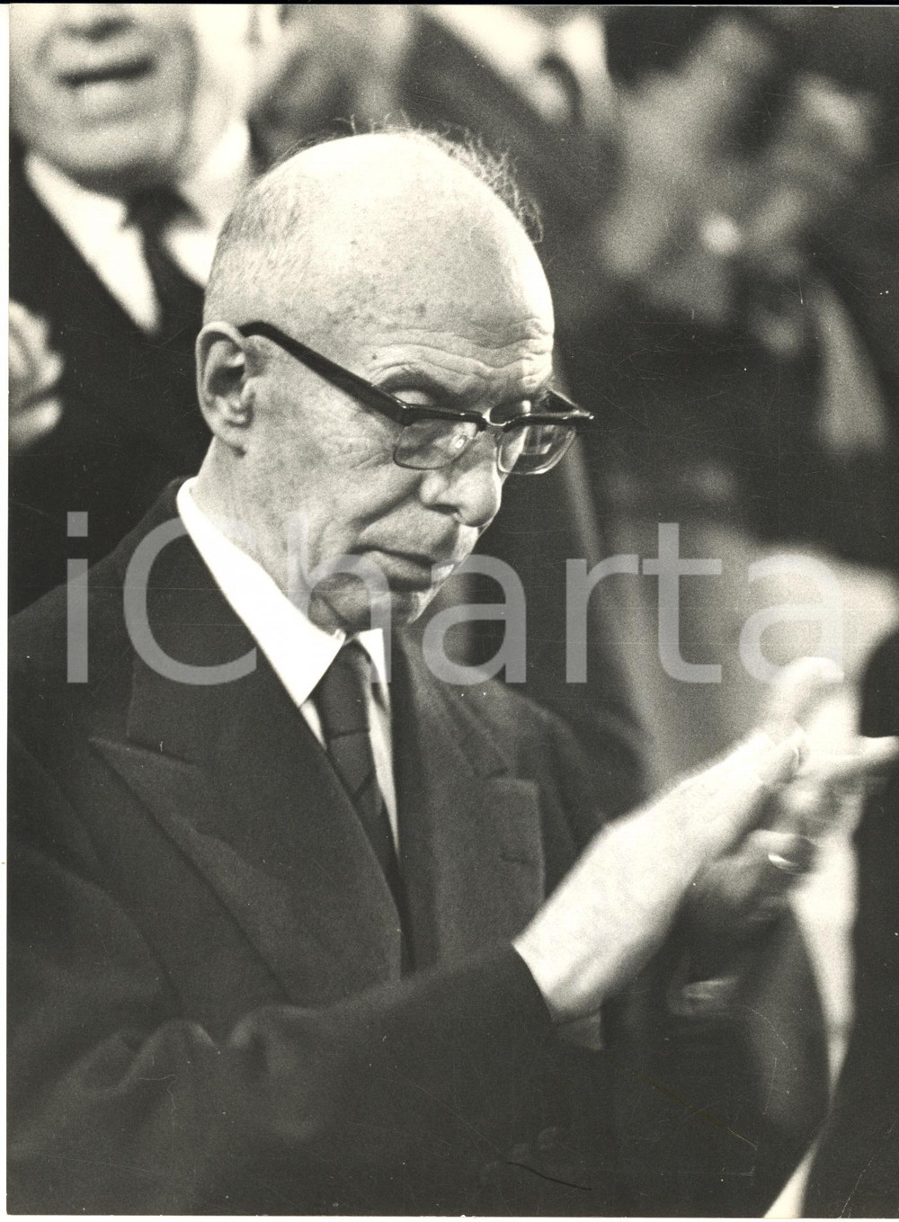 1967 MILANO Congresso DC - Ennio ZELIOLI-LANZINI presidente del Senato - Foto