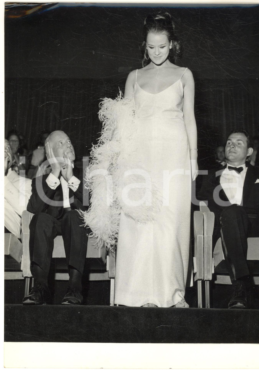 1967 VENEZIA Mostra del Cinema - Heidi STROH alla proiezione di "Mahlzeiten"