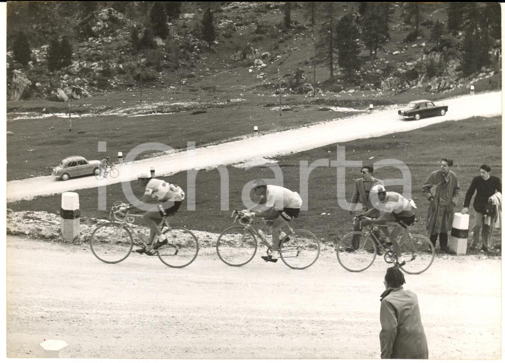 1955 CICLISMO GIRO D'ITALIA Tappa 18 - Fausto COPPI Hugo KOBLET Pasquale FORNARA