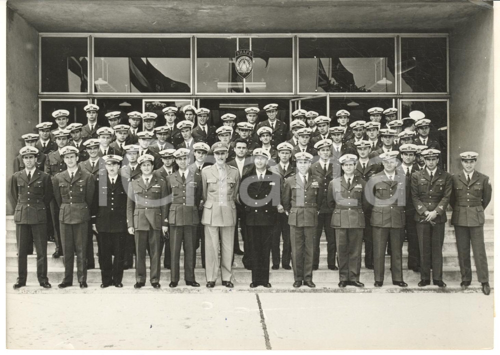 1957 PARIS Ecole d'Aviation - Visite des cadets de l'Ecole Italienne - Photo