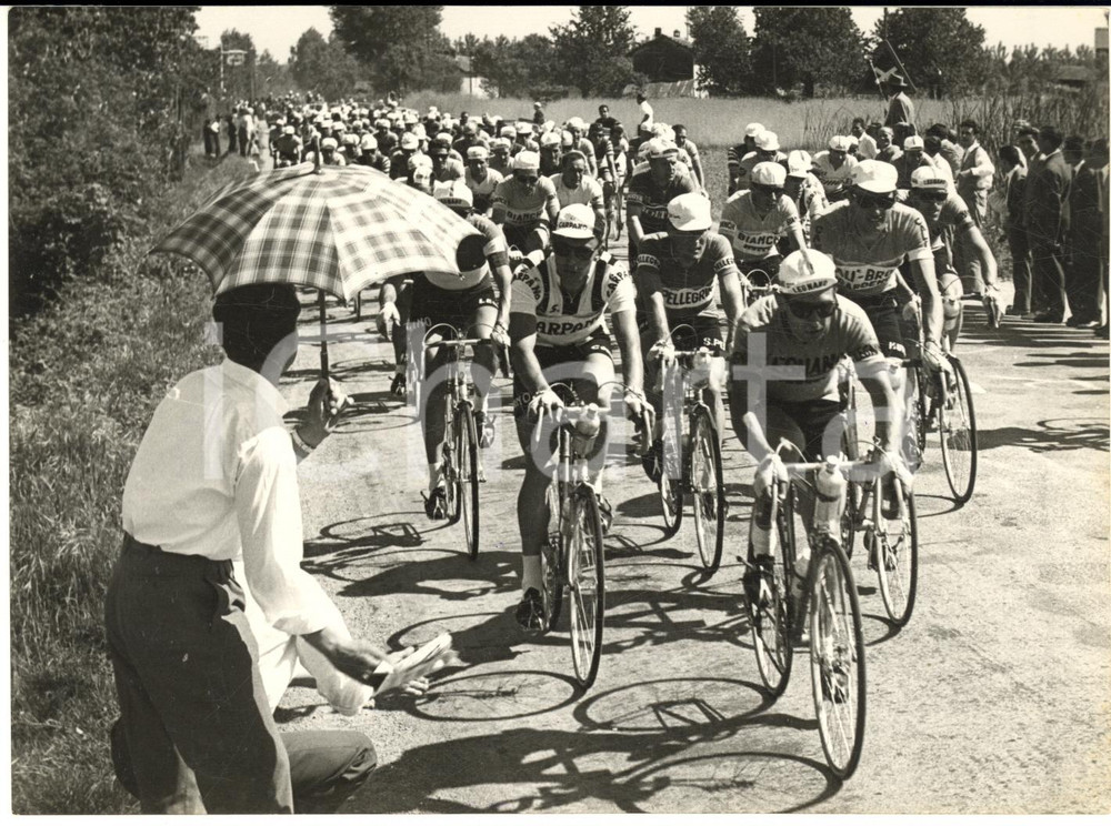 1957 CICLISMO GIRO D'ITALIA 1^ Tappa - Il gruppo verso VARESE - Foto 18x13 cm
