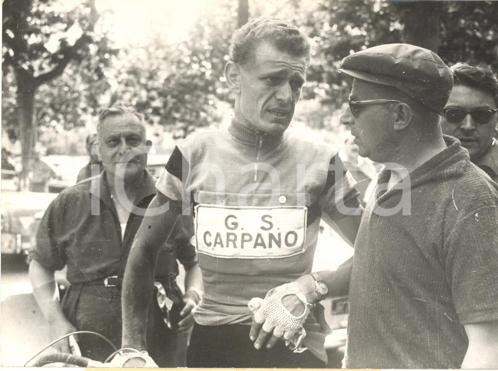 1960 TOUR DE FRANCE Tappa AVIGNON-GAP Michael VAN AERDE all'arrivo *Foto