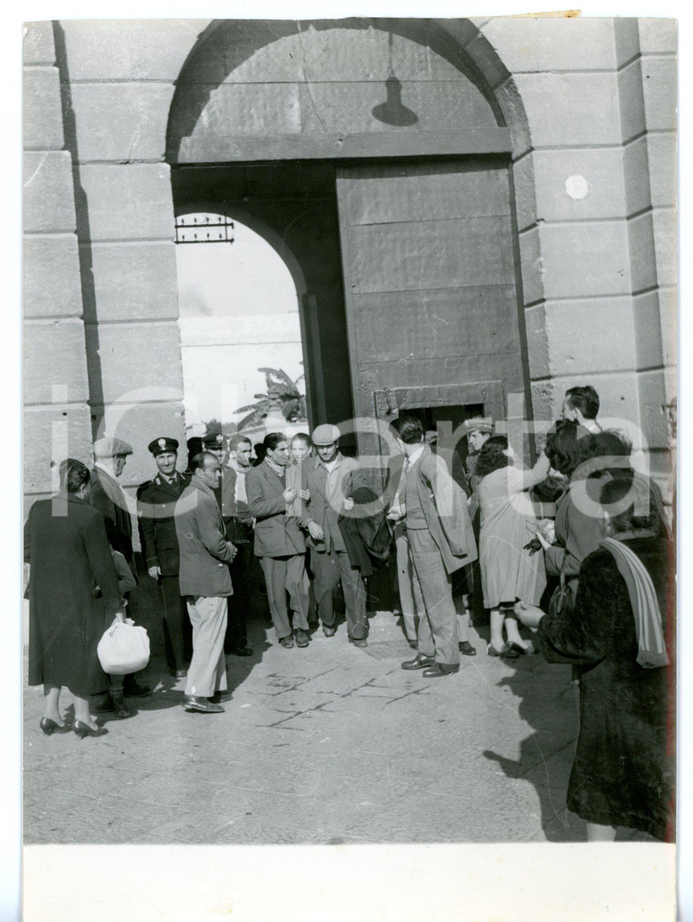 1953 PALERMO Carcere dell'Ucciardone - Amnistia per i detenuti *Foto 13x18 cm