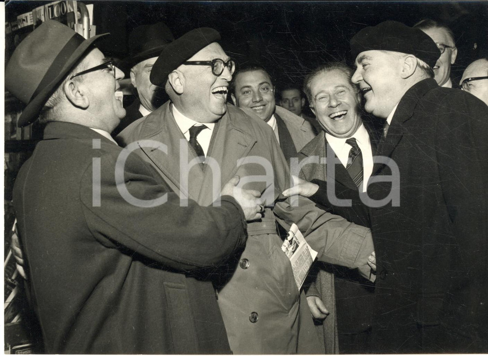 1957 VENEZIA Congresso PSI - Pietro NENNI Aneurin BEVAN Morgan PHILIPS Foto