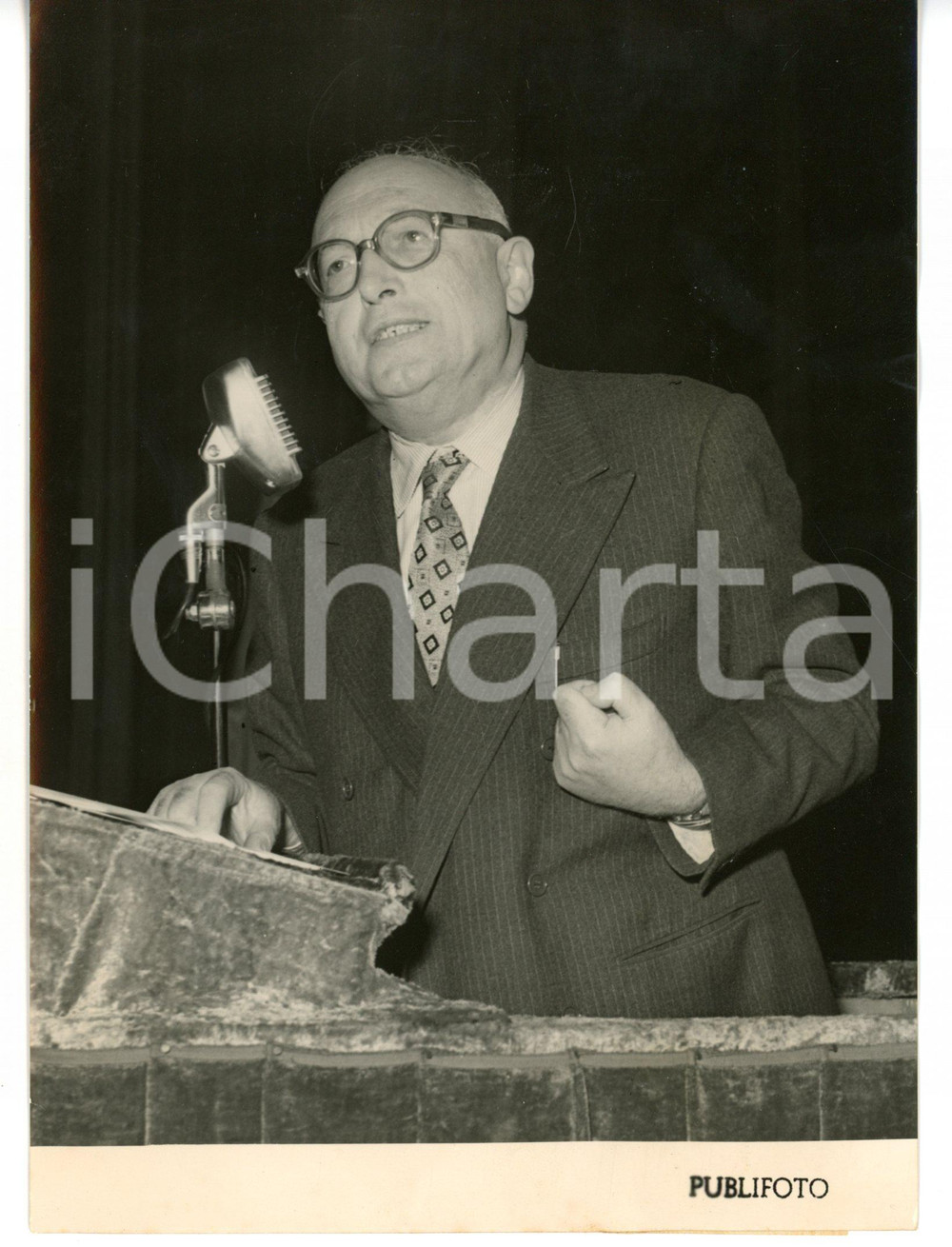 1954 TORINO Teatro Alfieri - Discorso di Pietro NENNI sulla rinascita del PSI