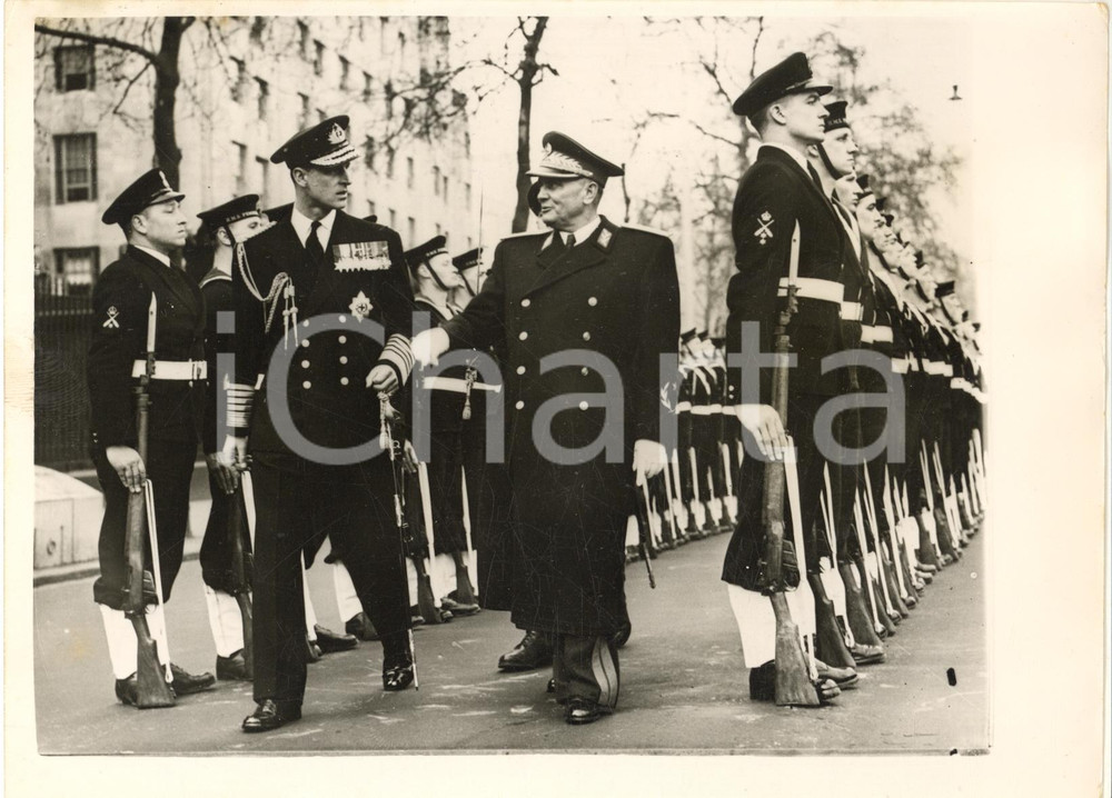 1953 LONDON Marshal TITO inspecting Guard of Honour with Duke of Edinburgh