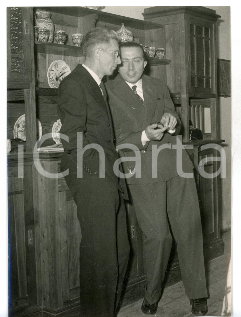 1954 BORGO VALSUGANA Funerali Alcide DE GASPERI - Giulio ANDREOTTI *Foto 13x18
