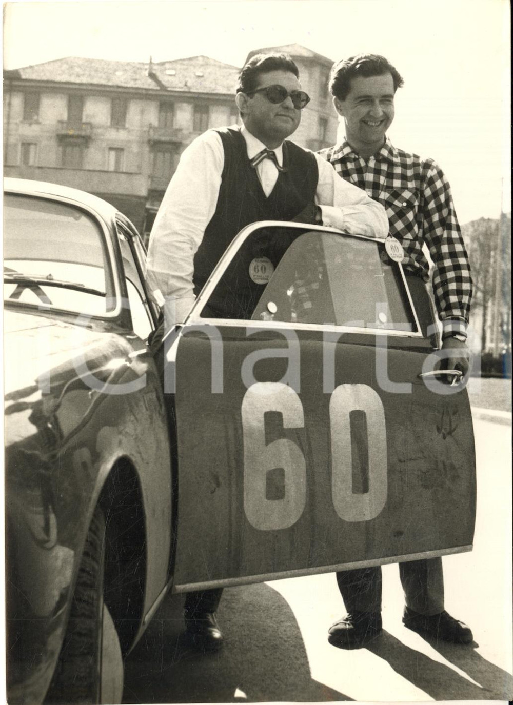 1957 TORINO Rally del SESTRIERE - Giulio CABIANCA Mario OREFICE con ALFA ROMEO