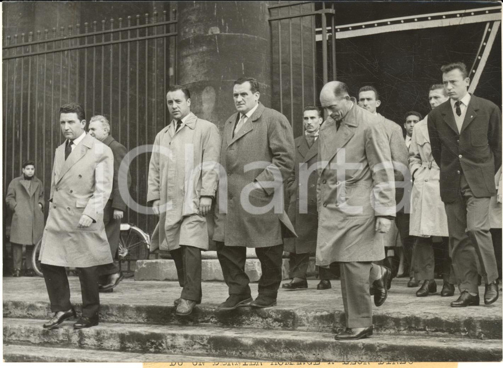 1959 PARIS FOOTBALL Obsèques Paul NICOLAS - Les footballeurs *Photo 18x13